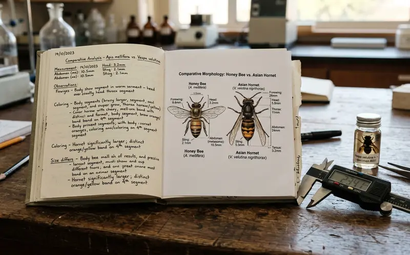 Caderno de campo con diagramas morfolóxicos