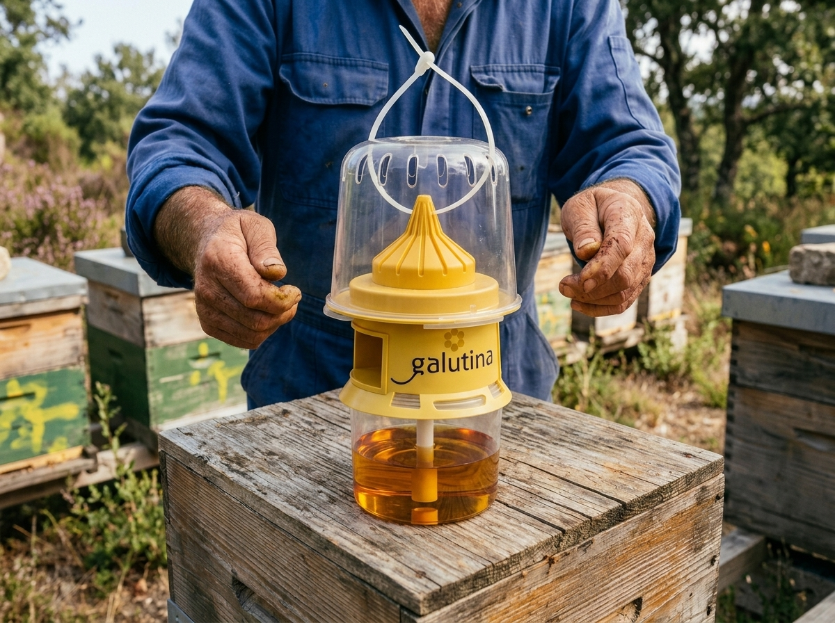 Montar a trampa Galutina — paso 1