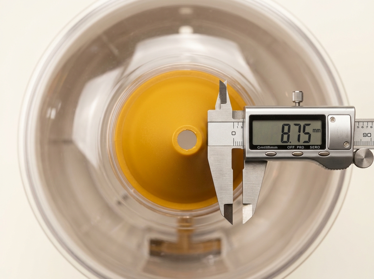 Macro da entrada calibrada a 8,75 mm